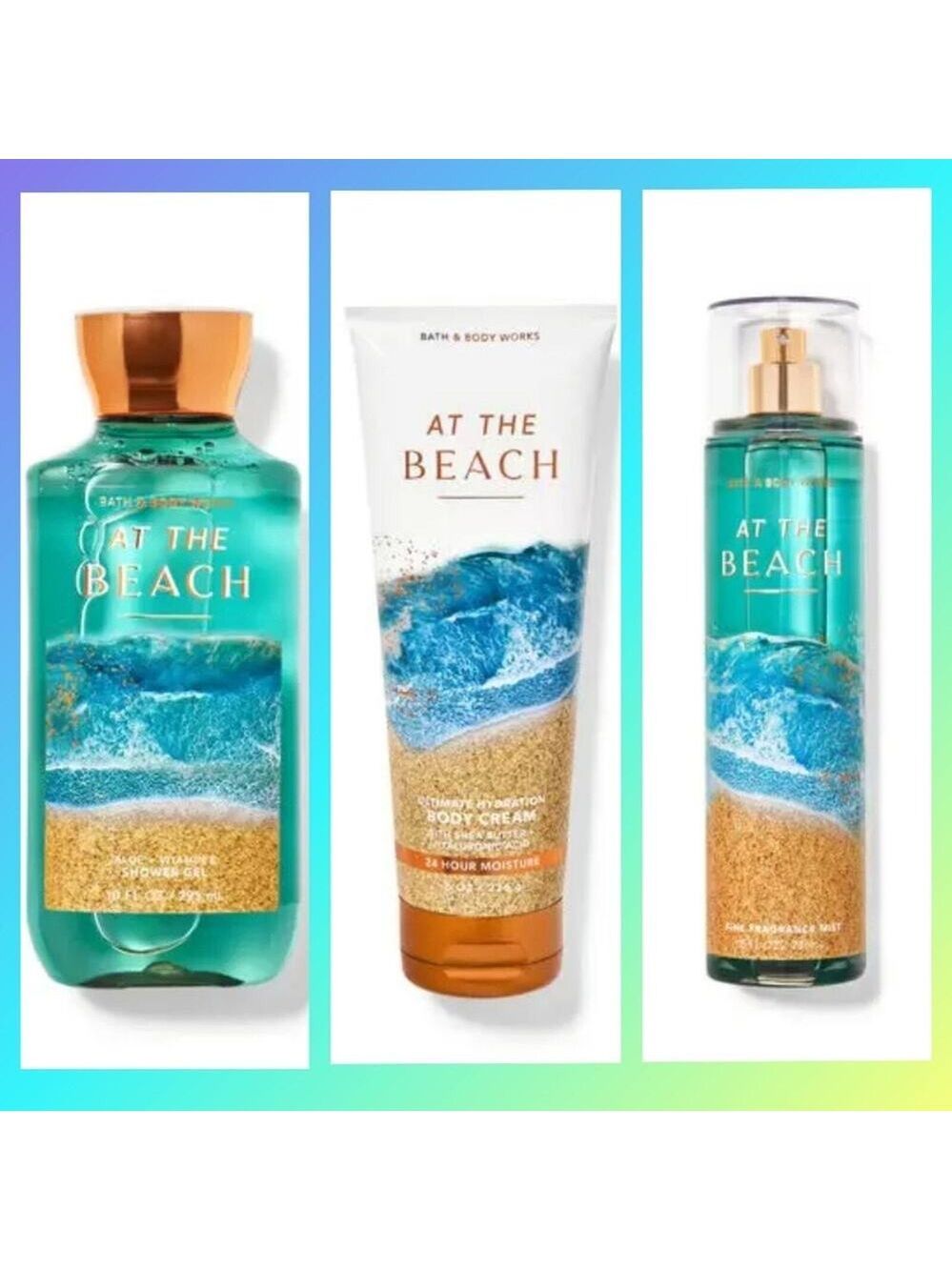 AT THE BEACH SHOWER GEL, BODY CREAM, & FRAGRANCE MIST by Bath and Body Works